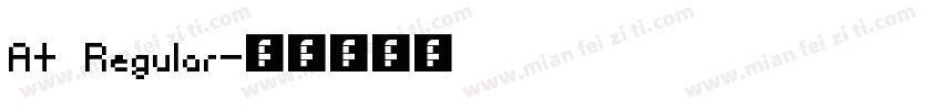 At Regular字体转换